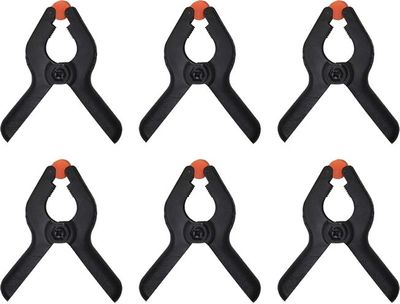 ProPlus universele klemmen 64 mm zwart 6 stuks ProPlus universele klemmen 64 mm zwart 6 stuks