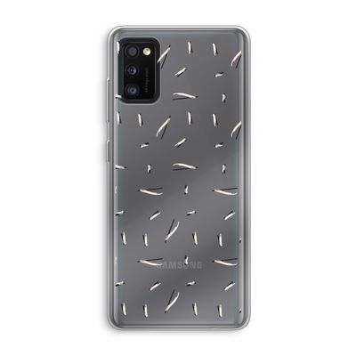 Hipster stripes: Samsung Galaxy A41 Transparant Hoesje