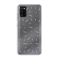 Hipster stripes: Samsung Galaxy A41 Transparant Hoesje