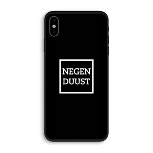 Negenduust black: iPhone X Biologisch afbreekbaar hoesje