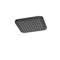 Hotbath Gal Hoofddouche Vierkant 22 cm Geborsteld Gunmetal PVD GL100BGP - thumbnail