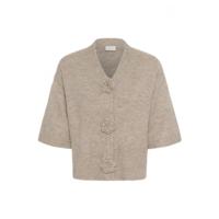 Kaffe - Grijs | unisex | Vest | Grijs | M | regular | Kamst mode