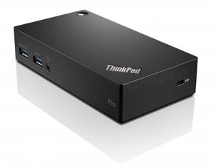 Lenovo ThinkPad USB 3.0 Pro Dock Bedraad USB 3.2 Gen 1 (3.1 Gen 1) Type-A Zwart