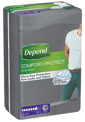 Depend Pants voor Mannen Normaal Maat L/XL