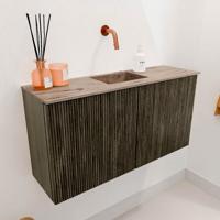 Toiletmeubel Mondiaz Joya Dlux | 80 cm | Meubelkleur Shadow | Faye wastafel Arena Wasbak Midden | Zonder kraangat(en) Toiletmeubel Mondiaz Joya Dlux | 80 cm | Meubelkleur Shadow | Faye wastafel Arena Wasbak Midden | Zonder kraangat(en)