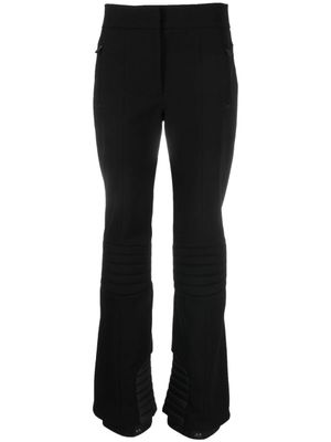 Moncler Grenoble pantalon de ski à coupe évasée - Noir