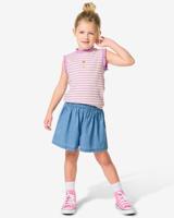HEMA Kinderskort Denim Lichtblauw (lichtblauw)