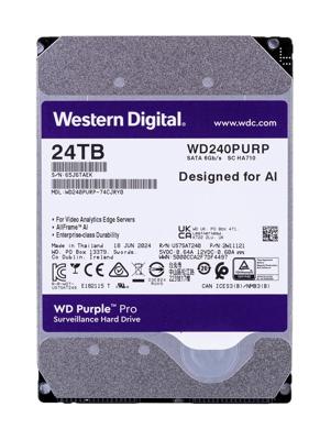 Western Digital Purple Pro WD240PURP interne harde schijf 24 TB 7200 RPM 512 MB 3.5" SATA III