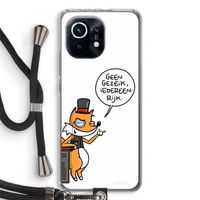 Geen Gezeik: Xiaomi Mi 11 Transparant Hoesje met koord