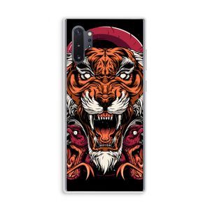Tiger and Rattlesnakes: Samsung Galaxy Note 10 Plus Transparant Hoesje