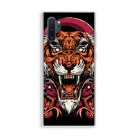 Tiger and Rattlesnakes: Samsung Galaxy Note 10 Plus Transparant Hoesje