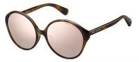 Marc Jacobs zonnebril dames rond Havana - thumbnail