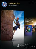 HP Advanced fotopapier ft A4, 250 g, pak van 25 vel, glanzend