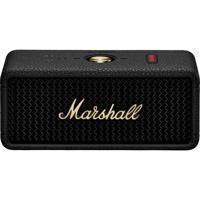 Marshall Emberton III Black & Brass Bluetooth luidspreker Zwart