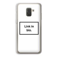 Link in bio: Samsung Galaxy A8 (2018) Transparant Hoesje