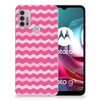 Motorola Moto G30 | G10 | TPU bumper | Waves Pink
