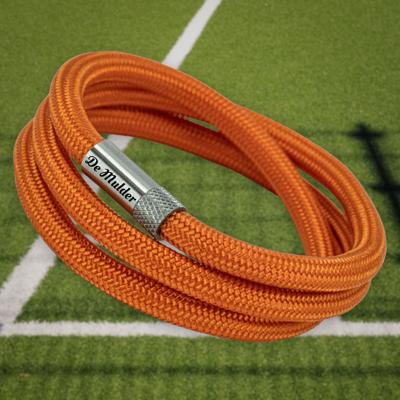 Jouw Club of Speler naam op Oranje armband - Luxe Paracord Jouw Club of Speler naam op Oranje armband - Luxe Paracord