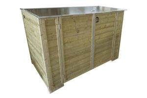 Multi-functionele fietsenberging 203x125x141 cm- - Hout- Lutrabox