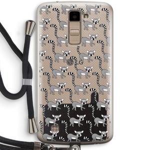 Makis: LG K10 (2016) Transparant Hoesje met koord