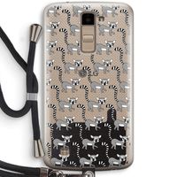 Makis: LG K10 (2016) Transparant Hoesje met koord