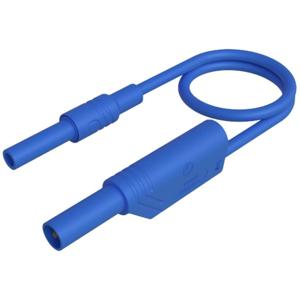 SKS Hirschmann MAL S WS-B 100/2,5 bl Veiligheidsmeetsnoer 4mm-veiligheidsbus 4mm-veiligheidsstekker, stapelbaar 100 cm Blauw 1 stuk(s)