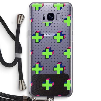 8-bit N°10: Samsung Galaxy S8 Plus Transparant Hoesje met koord