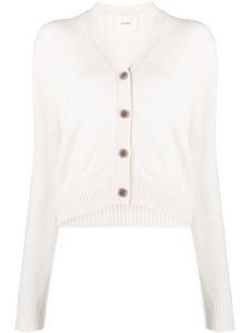 Lisa Yang cardigan Marion à col v - Blanc