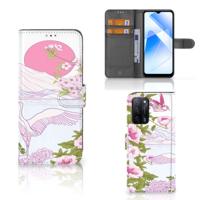 OPPO A16/A16s/A54s | Telefoonhoesje | Met pasjeshouder | Bird Standing