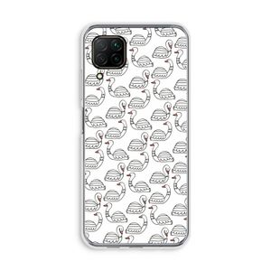 Zwanen: Huawei P40 Lite Transparant Hoesje