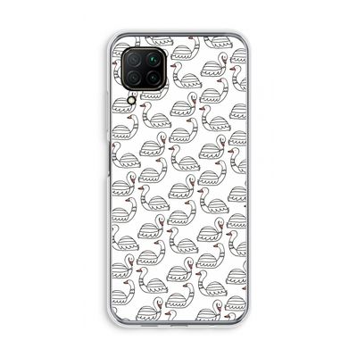 Zwanen: Huawei P40 Lite Transparant Hoesje