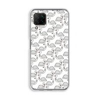 Zwanen: Huawei P40 Lite Transparant Hoesje Zwanen: Huawei P40 Lite Transparant Hoesje