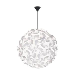 Umage Lora X-Large hanglamp white - met koordset zwart - Ø 75 cm