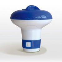 Chloordrijver - 14 cm - met thermometer - voor 20 gram tabletten - chloorverdeler?-?Chloordoseerder Chloordrijver - 14 cm - met thermometer - voor 20 gram tabletten - chloorverdeler?-?Chloordoseerder