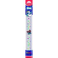 Liniaal Maped Pixel Party Twist &apos;n Flex 30cm transparant