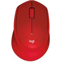 Logitech Mouse M330 Silent Plus Rood Draadloze Muis - thumbnail