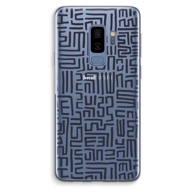 Moroccan Print: Samsung Galaxy S9 Plus Transparant Hoesje