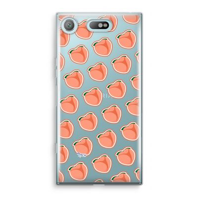 Just peachy: Sony Xperia XZ1 Compact Transparant Hoesje