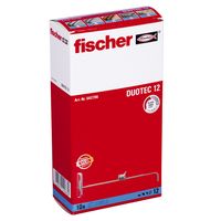 Fischer DUOTEC 12 10 stuk(s) Schroefhaak- & muurplugset 60 mm - thumbnail