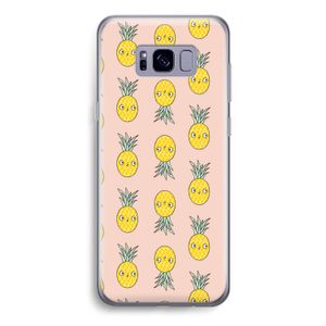 Ananas: Samsung Galaxy S8 Transparant Hoesje