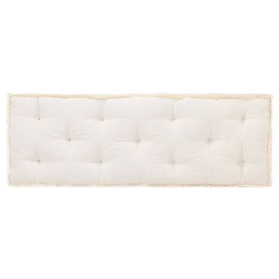 vidaXL Bankkussen pallet 120x40x7 cm beige