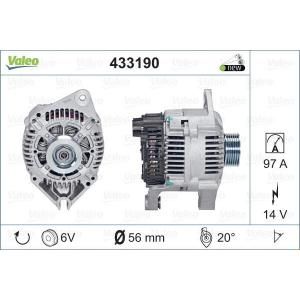 Valeo Alternator/Dynamo 433190.