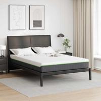 Matras Wit en Grijs 140 x 190 cm Pocketvering