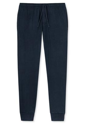 Blauwe heren pyjamabroek Schiesser