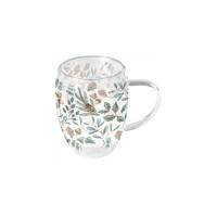 Ambiente Glas 350ml leaves