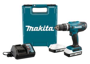 Makita HP488DWAE 18v Klopboor-/schroefmachine | 2 x 2.0 Ah + lader | In koffer - HP488DWAE