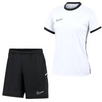 Nike Academy 25 Trainingsset Dames Wit Zwart Grijs