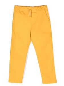 Kenzo Kids pantalon de jogging en coton à logo imprimé - Jaune