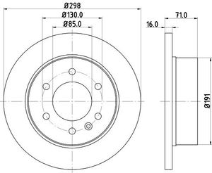 Remschijf 8DD355117641