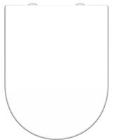 Schutte Duroplast WC-bril D-vorm WHITE met soft-close en quick-release
 82910 - thumbnail