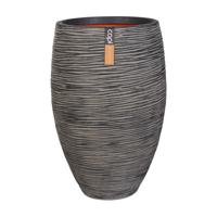Vaas elegant deluxe rib NL 56x84 antraciet - Capi europe
